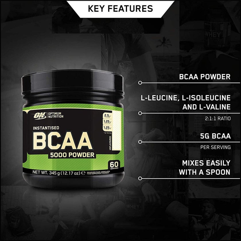 1 BCAA 5000 Powder Unflavored 60 Servings