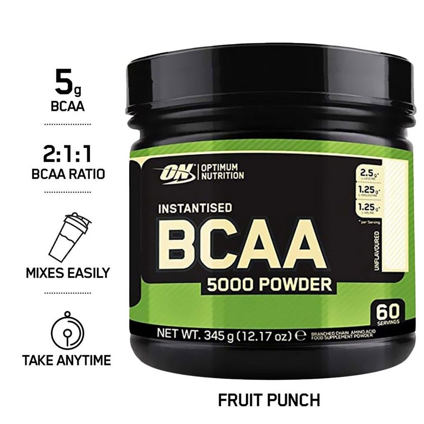 1 BCAA 5000 Powder Unflavored 60 Servings