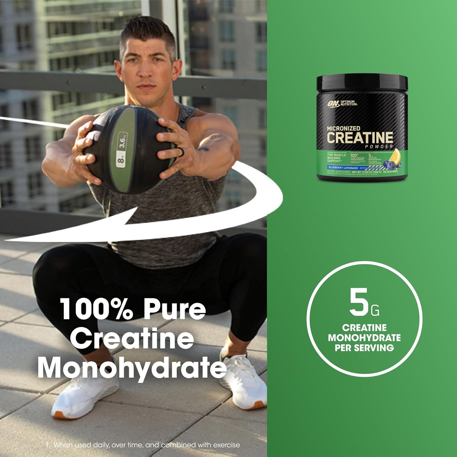 1 Pack Micronised Creatine