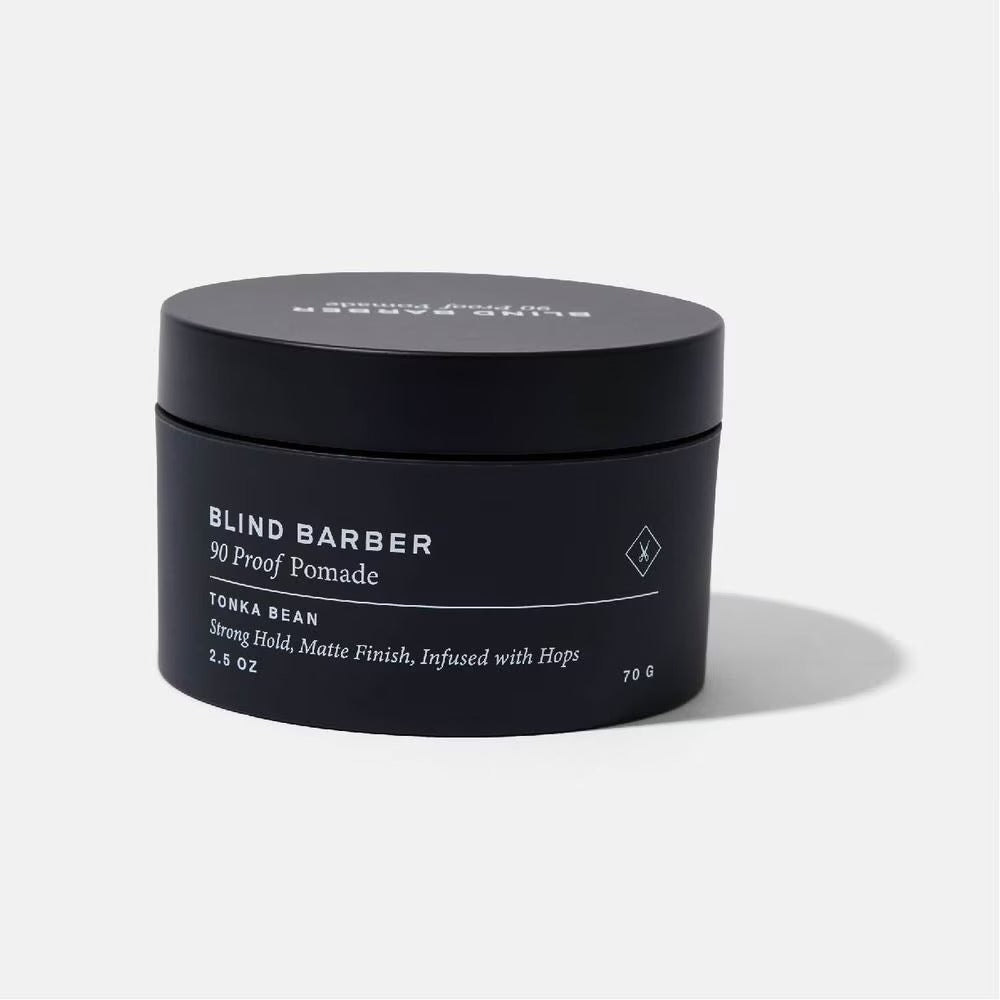 BLIND BARBER 90 Proof Pomade Tonka Bean Aroma (Provides Strong Hold and Matte Finish) 75ml