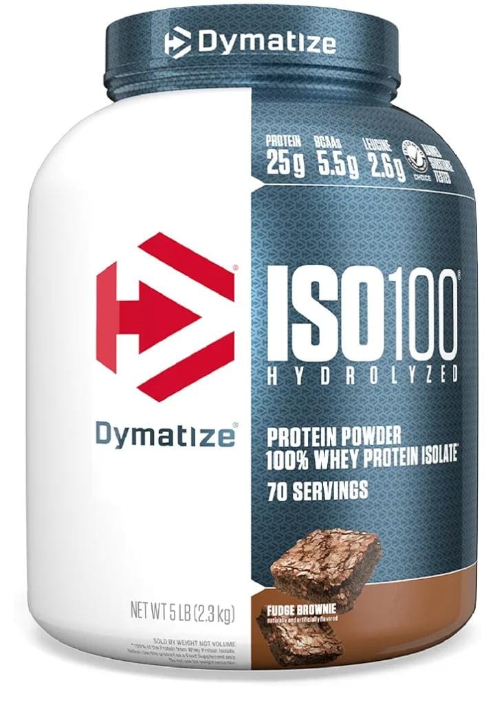 100% Dymatize ISO100 Whey Protein Powder Isolate
