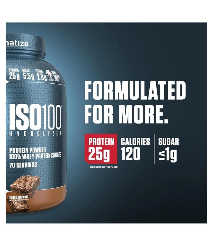 100% Dymatize ISO100 Whey Protein Powder Isolate