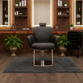 Black Hydraulic & Reclining Beauty Chair for Ladies Salon Spa